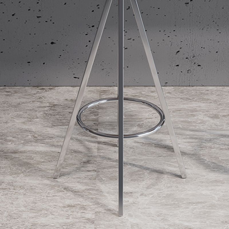 Industrial Style Barstools Leather Seats Metal 3 Legs Counter Stools for Dining Room Clearhalo 'Bar Furniture' 'Bar Stools' 'bar_stools' 'furn' 'furn_bar_stools' 'Furniture' 'furniture_bar_stools' 'Kitchen & Dining Furniture' 1200x1200_a7e4e8cd-257d-4d7d-a2a5-6e90b47c4412