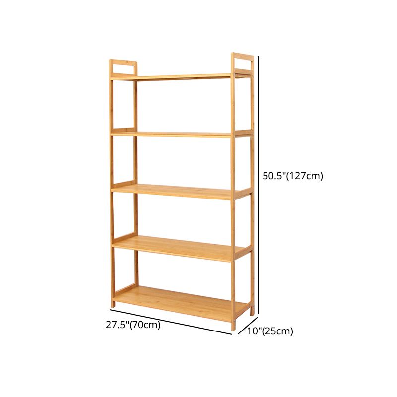 Contemporary Engineered Wood Bookcase Open Back Bookshelf for Home Office Clearhalo 'Bookcases' 'Furniture' 'furniture_bookcases' 'Office Furniture' 1200x1200_a7e6181d-c6e8-47e1-af10-d5e7c3b6552f