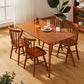 Rectangle Simplicity Dining Table Oak Solid Wood Table with 4 Legs for Dining Room Clearhalo ' dining_table' 'Dining Tables & Seating' 'Dining Tables' 'furn' 'furn_dining_table' 'Furniture' 'furniture_dining_table' 'Kitchen & Dining Furniture' 'kitchen&dining_furn' 'kitchen' 'kitchen_dining_table' 1200x1200_a7e6dec4-2bec-42f2-84dc-2d5522797347