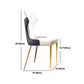 Scandinavian Round Dining Table Set 1/2/5/6/7 Pieces Home Dining Room Set