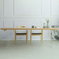 Table à manger en bois massif table de restauration de style contemporain pour cuisine à la maison