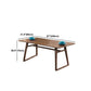 Pine Wood Dining Table Industrial Rectangle Table with Sled Base Clearhalo 'Dining Tables & Seating' 'Dining Tables' 'dining_table' 'furn' 'furn_dining_table' 'Furniture' 'Kitchen & Dining Furniture' 1200x1200_a7eb2ab9-579a-40ed-8bd5-8fb4d2fd29ef