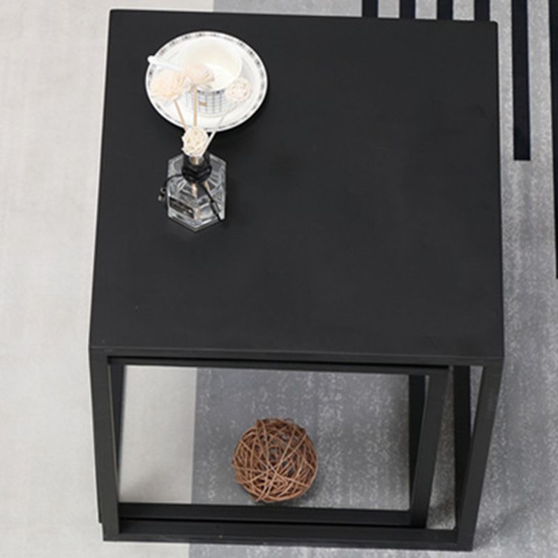 Frame 2 Nesting Coffee Table Mid-Century Metal Square Cocktail Table Clearhalo 'Coffee & Accent Tables' 'Coffee Tables' 'coffee_tables' 'furn' 'furn_coffee_tables' 'Furniture' 'Living Room Furniture' 1200x1200_a7ef6a2f-76e5-4ec1-b4cd-6eef835d4a48