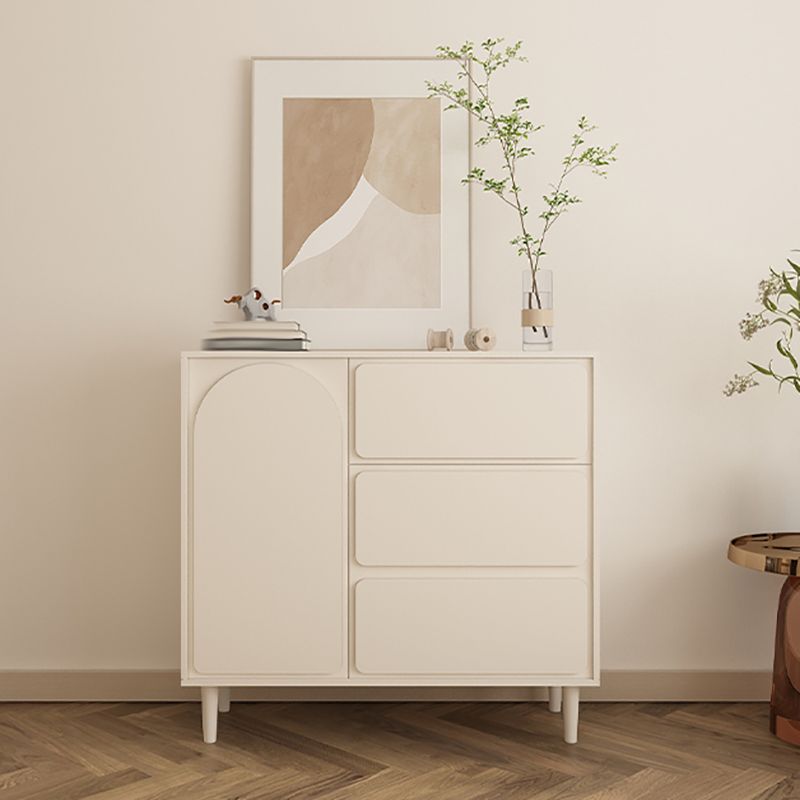 Modernism Horizontal Combo Dresser White Dresser with Storage for Home Clearhalo 'Bedroom Furniture' 'Dressers & Chests' 'dressers_chests' 'furn' 'furn_dressers_chests' 'Furniture' 1200x1200_a7f08fc9-109c-4f31-81f6-942b1387beda
