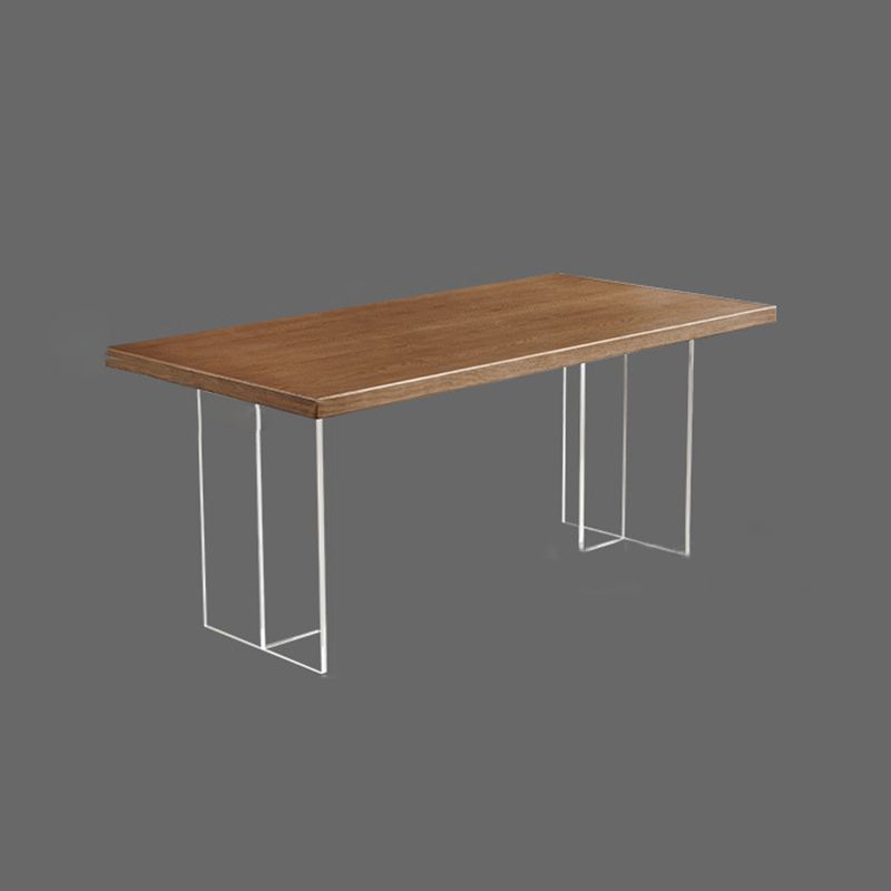 Moderna 1/2/5/7 piezas Juego de comedor rectangular mesa de comedor de madera maciza con sillas