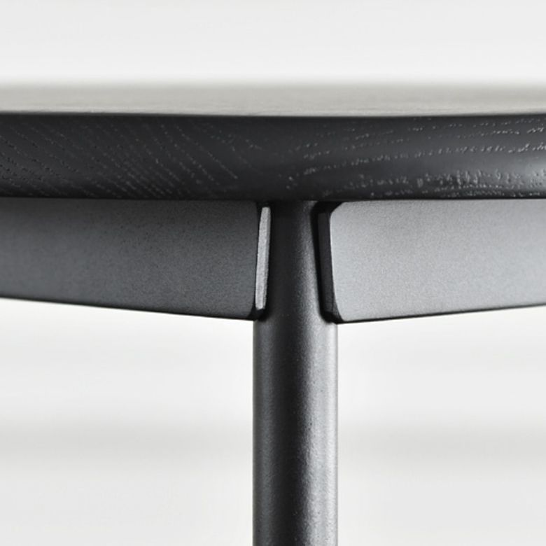 Contemporary Style Metal Bar Stool Footrest Counter Stool in Black Clearhalo 'Bar Furniture' 'Bar Stools' 'bar_stools' 'furn' 'furn_bar_stools' 'Furniture' 'Kitchen & Dining Furniture' 1200x1200_a7f3d288-b08f-4ab7-a26f-82f153ca18e3