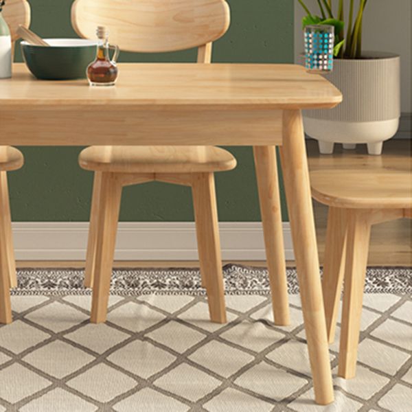 1/2/5/7 Pieces Rectangle Modern Wood Furniture Standard Height Dining Table Set Clearhalo 'Dining Room Sets' 'Dining Tables & Seating' 'dining_room_set' 'furn' 'furn_dining_room_set' 'Furniture' 'furniture_dining_room_set' 'Kitchen & Dining Furniture' 'kitchen&dining_furn' 'kitchen' 1200x1200_a7f5b7d1-44ad-48e0-91f4-3863dbc21b15