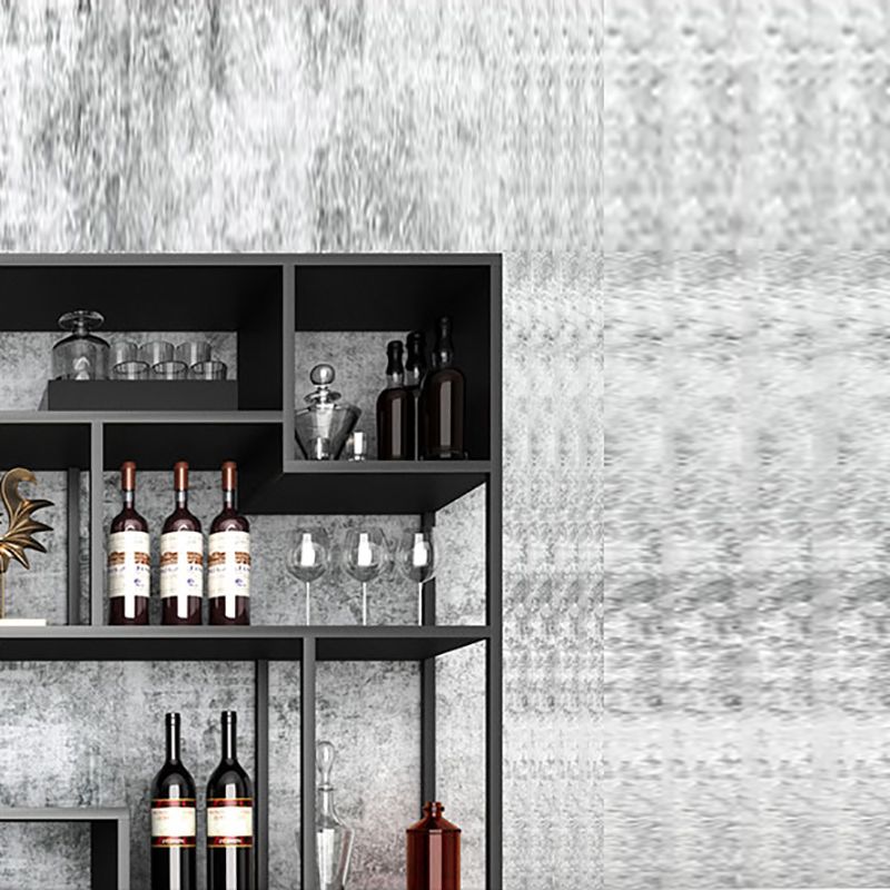 Industrial Antique Finish Shelf Bookcase Etagere Metal Bookshelf