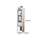 Wooden Bookcase Modern Style Home Living Room Corner Bookshelf
