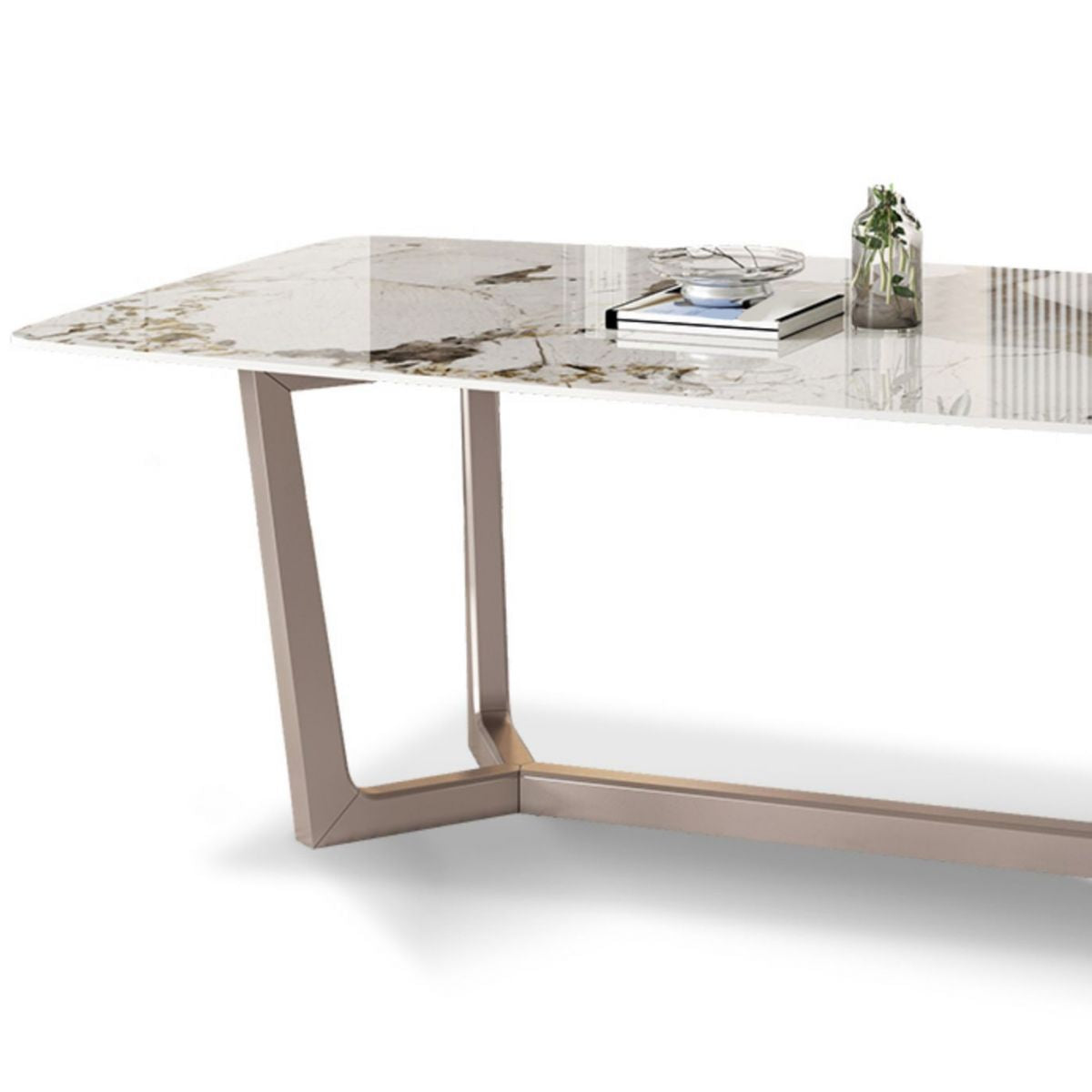 Luxury Sintered Stone Top Dining Set Rectangle 1/4/5/7 Pieces Dining Table Set Clearhalo 'Dining Room Sets' 'Dining Tables & Seating' 'dining_room_set' 'furn' 'furn_dining_room_set' 'Furniture' 'furniture_dining_room_set' 'Kitchen & Dining Furniture' 1200x1200_a7fd95f0-a42a-4f86-bebb-111605e3a2a3