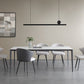 Sintered Stone Top Dining Table Rectangle Table in White with Metal Base and 4 Legs Clearhalo ' dining_table' 'Dining Tables & Seating' 'Dining Tables' 'furn' 'furn_dining_table' 'Furniture' 'furniture_dining_table' 'Kitchen & Dining Furniture' 'kitchen&dining_furn' 'kitchen' 'kitchen_dining_table' 1200x1200_a7fdb703-942d-4ba2-8cb7-07371f9e2bce