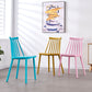 Plastic Contemporary Side Chair Slat Back Kitchen Dining Room Chair Clearhalo 'Dining Chairs' 'Dining Tables & Seating' 'dining_chair' 'furn' 'furn_dining_chair' 'Furniture' 'furniture_dining_chair' 'Kitchen & Dining Furniture' 1200x1200_a8014729-99da-4b54-9893-bb80349b32ce