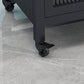 Modern Dining Room Prep Table Rectangular Rolling Kitchen Trolley