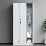 Witte stalen garderobe kast eigentijds scharnierende garderobe kast