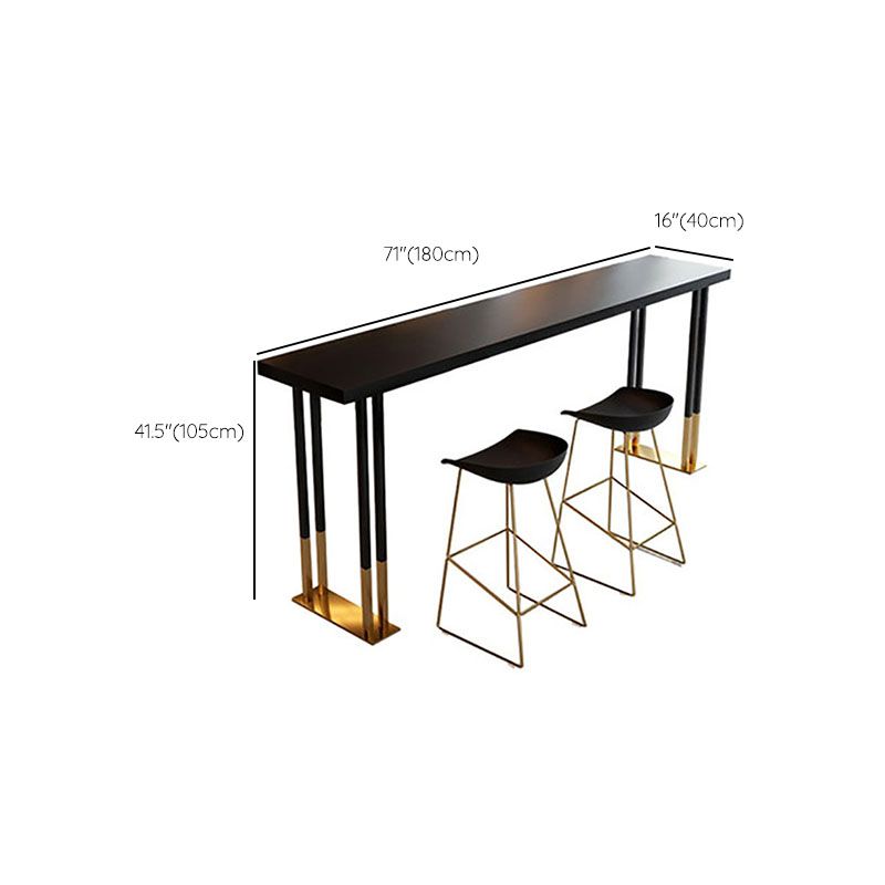 Glam Table and Stool 1/2/3/5 Pieces Solid Wood Pub Table Set Clearhalo 'Bar Furniture' 'furn' 'furn_home_bar_bar_sets' 'Furniture' 'Home Bars & Bar Sets' 'home_bar_bar_sets' 'Kitchen & Dining Furniture' 1200x1200_a803ccc6-2948-4434-94ab-d29367604e3d