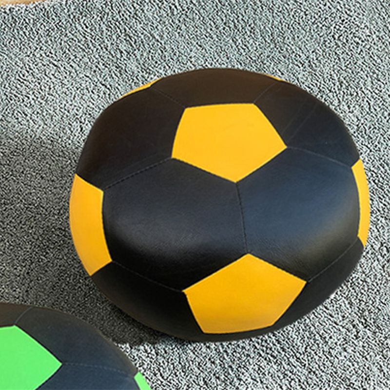 Pouf Tomato Pattern Ottoman Faux Leather Modern Specialty Ottoman Clearhalo 'furn' 'furn_ottomans_poufs' 'Furniture' 'Living Room Furniture' 'Ottomans & Poufs' 'ottomans_poufs' 1200x1200_a80422c7-8a8c-4aec-846b-304514c0964b