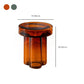Modern Glass Coffee Table with Round Top and One Foot for Living Room Clearhalo 'Coffee & Accent Tables' 'Coffee Tables' 'coffee_tables' 'furn' 'furn_coffee_tables' 'Furniture' 'Living Room Furniture' 1200x1200_a804374f-e600-43be-9aa9-1a3f7a903581