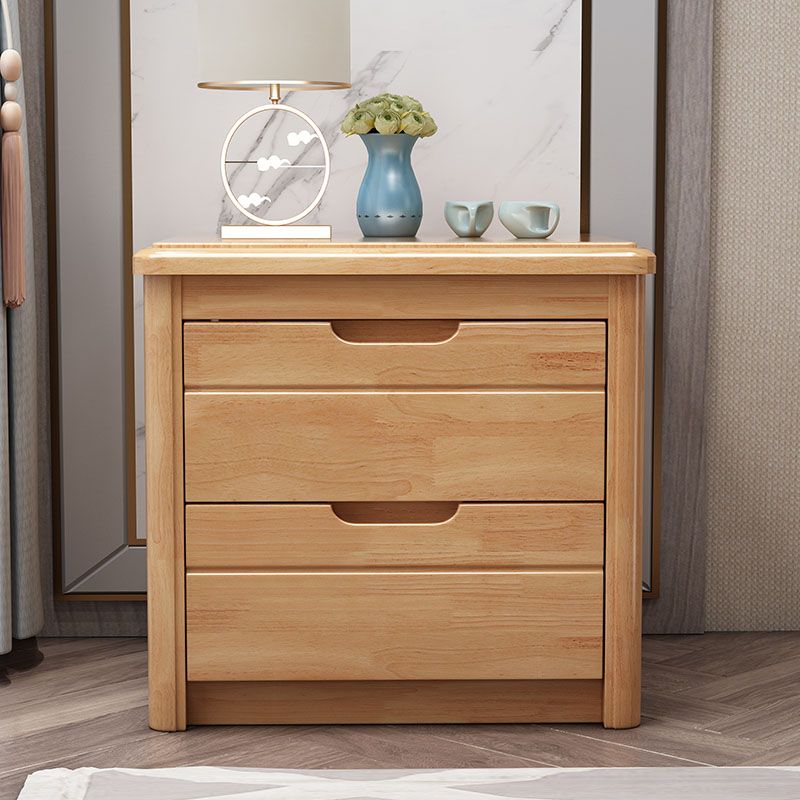 Solid Wood 2 Drawer Modern Night Table Drawer Storage Bed Nightstand Clearhalo 'Bedroom Furniture' 'furn' 'furn_night_stand' 'Furniture' 'night_stand' 'Nightstands' 1200x1200_a80736a2-7aa9-42ae-9507-b3a119f3dc21