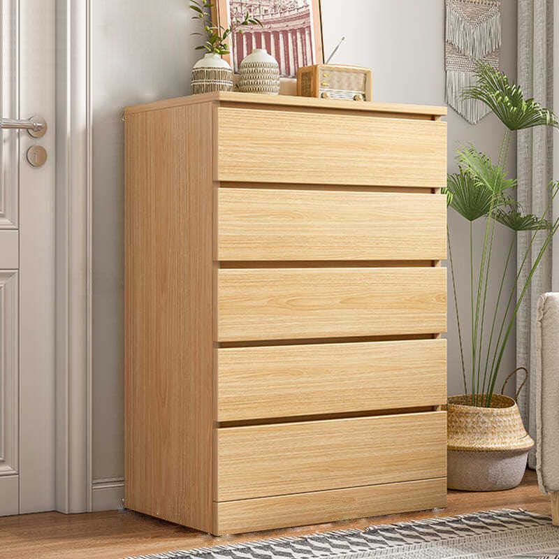 Contemporary Wood Storage Chest Dresser Bedroom Vertical Dresser Clearhalo 'Bedroom Furniture' 'Dressers & Chests' 'dressers_chests' 'furn' 'furn_dressers_chests' 'Furniture' 1200x1200_a80757f8-6353-4d46-a6e1-e3ecbf970430