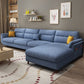 Pillowed Back Cushions Sofa and Chaise 4-Seat Sectional with Storage Clearhalo 'furn' 'furn_sectionals' 'Furniture' 'furniture_sectionals' 'kitchen' 'kitchen_sectionals' 'Living Room Furniture' 'Sectionals' 1200x1200_a807b4bd-832c-4dde-a886-747b700b337d