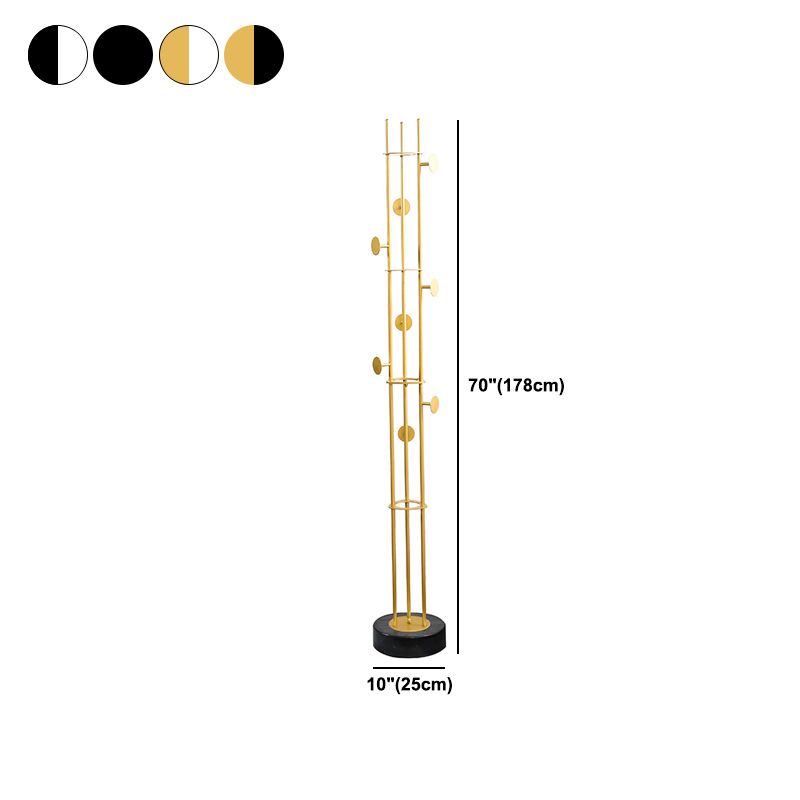 Ganci per appendiabiti per albero della sala ganci moderni in metallo poppa