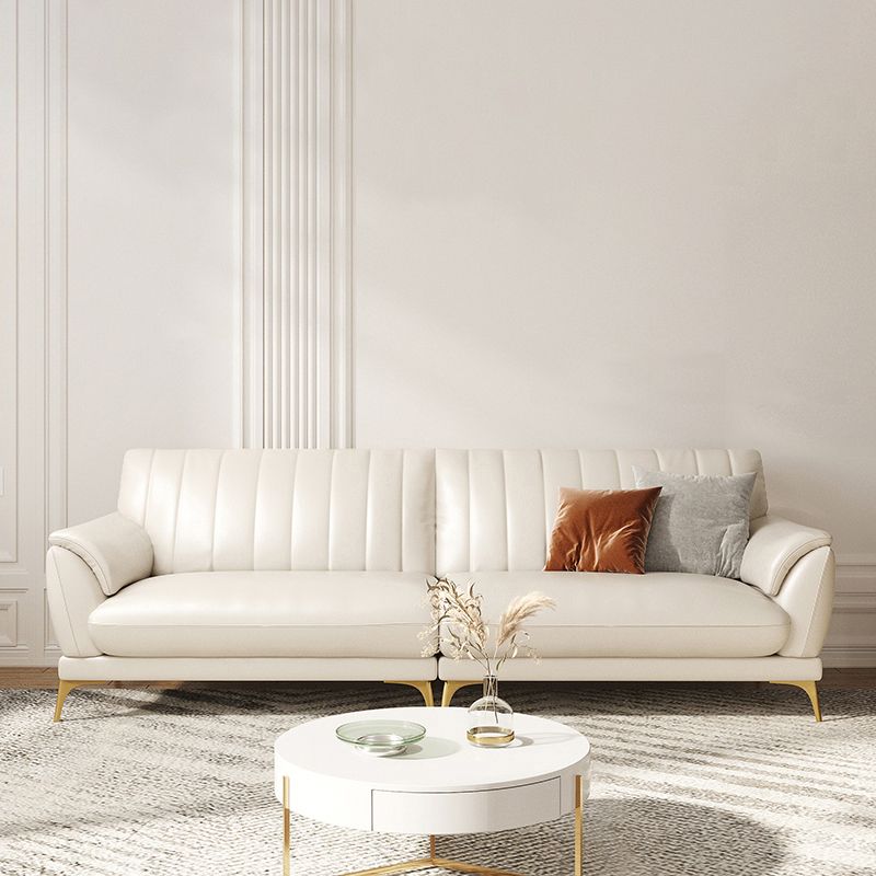 Divano resistente alle macchie in pelle Contemporanea Standard Cuschio Top ARM CETTO