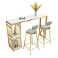 Faux Marble Top Table Glam Bar Height Pub Table with 2 Shelves Clearhalo 'Bar Furniture' 'Bar Tables' 'bar_tables' 'furn' 'furn_bar_tables' 'Furniture' 'Kitchen & Dining Furniture' 1200x1200_a80b9ba8-a027-4964-a25f-9f1914efaa18