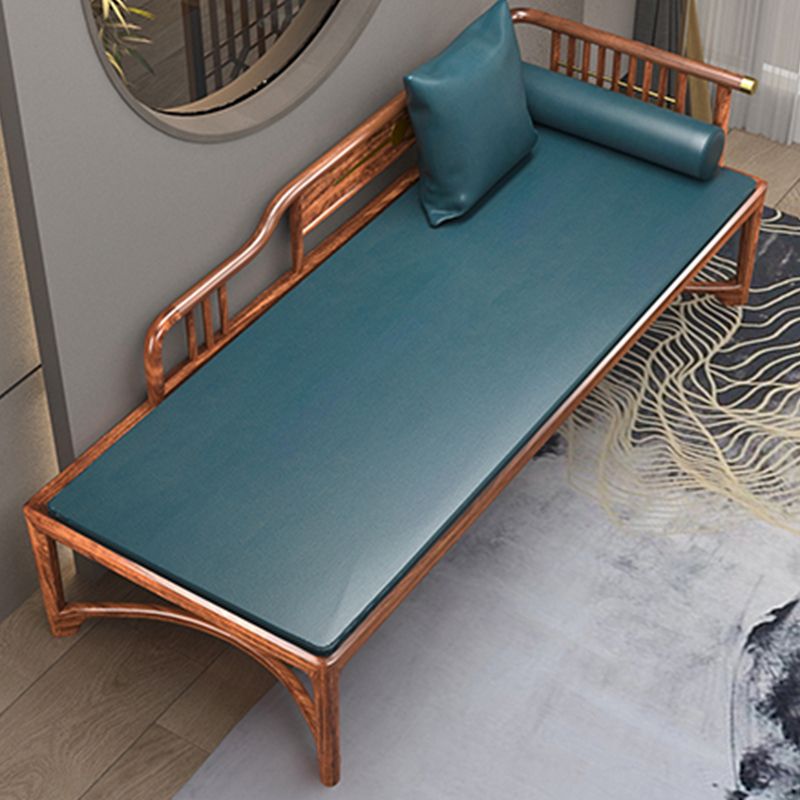 Oversized Solid Wood Chaise Lounge Couch in Brown with Square Arm Clearhalo 'Chairs & Seating' 'Chaise Lounge' 'chaise_lounge' 'furn' 'furn_chaise_lounge' 'Furniture' 'Living Room Furniture' 1200x1200_a80eb073-7216-465a-a65e-2df77ef066f6
