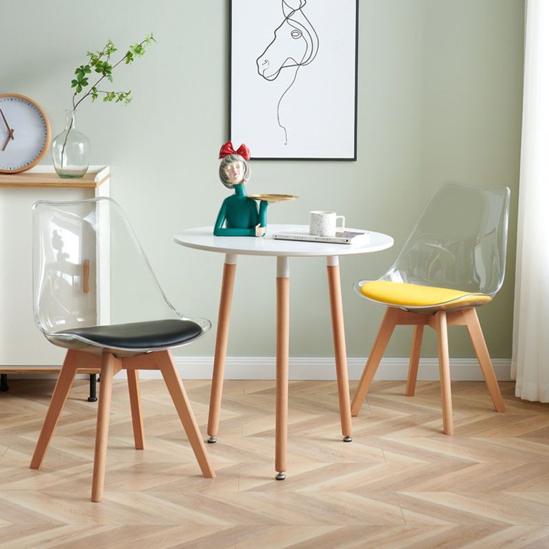 Contemporary Beech Wood Chair Set Solid Back Side Dining Kitchen Chairs Clearhalo ' kitchen&dining_furn' 'Dining Chairs' 'Dining Tables & Seating' 'dining_chair' 'Furniture' 'furniture_dining_chair' 'Kitchen & Dining Furniture' 'kitchen' 1200x1200_a810c382-cf56-42e8-9a5b-296d83382bc9