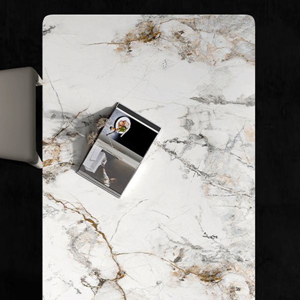 Designer Style Sintered Stone Dining Set Rectangle 1/2/3/6/7 Pieces Dining Room Table Set Clearhalo 'Dining Room Sets' 'Dining Tables & Seating' 'dining_room_set' 'furn' 'furn_dining_room_set' 'Furniture' 'furniture_dining_room_set' 'Kitchen & Dining Furniture' 1200x1200_a8118f18-ab0b-458d-bf2e-19fbddb62075