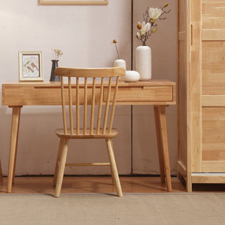 29,92 "H Solid Wood Make -Up ijdelheid met lade en spiegelkaptafel