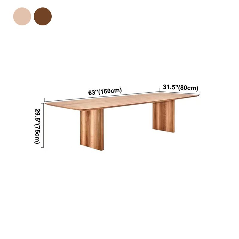 Solid Wood Contemporary Rectangle Table Wood Top Table for Dining Room Clearhalo ' dining_table' 'Dining Tables & Seating' 'Dining Tables' 'furn' 'furn_dining_table' 'Furniture' 'furniture_dining_table' 'Kitchen & Dining Furniture' 'kitchen&dining_furn' 'kitchen' 'kitchen_dining_table' 1200x1200_a814adc6-cff5-43b3-a6ad-52aeeea2a8c0