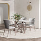 Nordic Sintered Stone Top Dining Set Rectangle 1/3/4/5/7 Pieces Dining Table with Chairs Clearhalo 'Dining Room Sets' 'Dining Tables & Seating' 'dining_room_set' 'furn' 'furn_dining_room_set' 'Furniture' 'furniture_dining_room_set' 'Kitchen & Dining Furniture' 1200x1200_a815111d-9268-4c9a-a5c7-74a088058b95