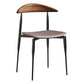 Contemporary Style Wood Dining Side Chairs Cow Horn Armless Chair for Home Use Clearhalo ' kitchen&dining_furn' 'Dining Chairs' 'Dining Tables & Seating' 'dining_chair' 'Furniture' 'furniture_dining_chair' 'Kitchen & Dining Furniture' 'kitchen' 1200x1200_a81613c0-6309-4b60-86c0-9ab8da95cdb6