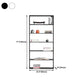 Minimalist Style Open Shelf Bookcase with Rectangular Shelve Clearhalo 'Bookcases' 'Furniture' 'furniture_bookcases' 'kitchen' 'kitchen_bookcases' 'Living Room Furniture' 'Office Furniture' 1200x1200_a8175e12-7494-4991-a2a2-526a539a2ccb