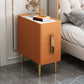 Classic Glam Bedside Cabinet Stone Bed Nightstand with Drawers