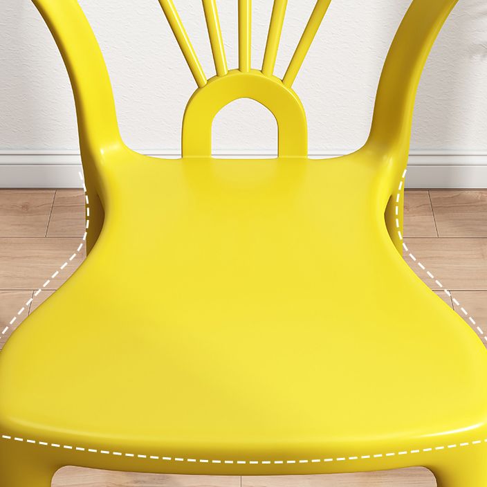 Modern Indoor-Outdoor Plastic Chair Patio Armless Wishbone Single Chair Clearhalo ' kitchen&dining_furn' 'Dining Chairs' 'Dining Tables & Seating' 'dining_chair' 'furn' 'furn_dining_chair' 'Furniture' 'furniture_dining_chair' 'Kitchen & Dining Furniture' 'kitchen' 1200x1200_a81969ae-b54c-4a01-9774-effbb9cc8b64