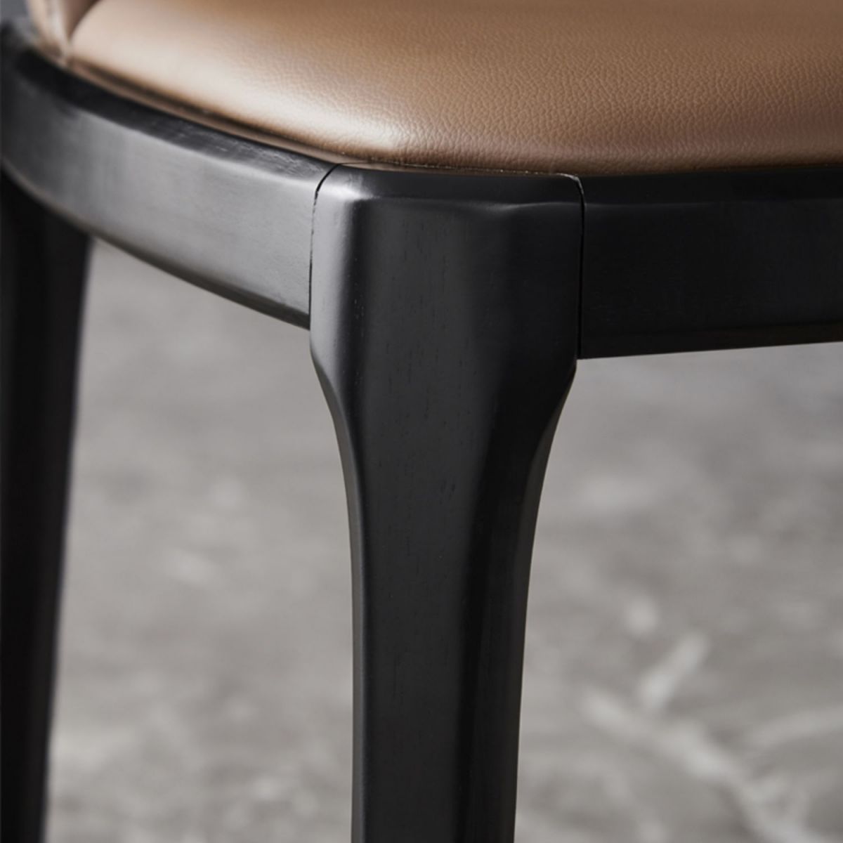 Scandinavian Leather Home Arm Chair Matte Finish Solid Back Dining Chair (Set of 2) Clearhalo ' kitchen&dining_furn' 'Dining Chairs' 'Dining Tables & Seating' 'dining_chair' 'furn' 'furn_dining_chair' 'Furniture' 'furniture_dining_chair' 'Kitchen & Dining Furniture' 'kitchen' 1200x1200_a81cb82e-d70a-4d9f-ac4c-99d5f2776610