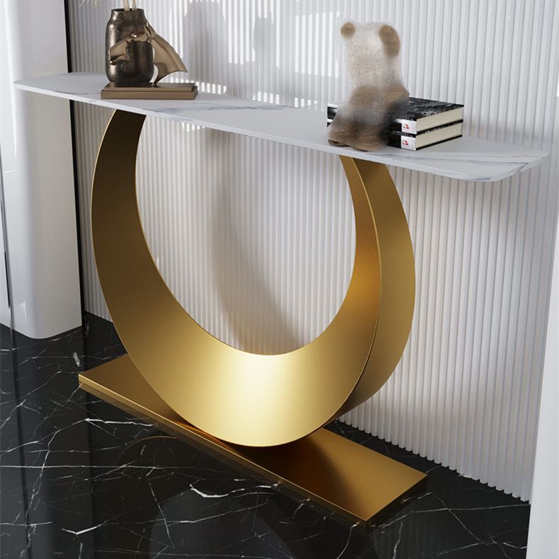 31.5 "hoge stenen accenttafel moderne krasbestendige eindtafel voor hal