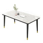 Casual Sintered Stone Standard Dining Table Rectangle Shape Dining Table for Kitchen Clearhalo ' dining_table' 'Dining Tables & Seating' 'Dining Tables' 'furn' 'furn_dining_table' 'Furniture' 'furniture_dining_table' 'Kitchen & Dining Furniture' 'kitchen&dining_furn' 'kitchen' 'kitchen_dining_table' 1200x1200_a81cf55b-dab0-4089-b1ab-092012063c5d