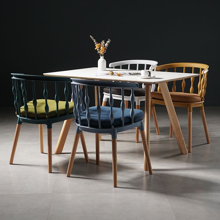 Contemporary Style Dining Wooden Chair Kitchen Wingback Side Arm Chair Clearhalo ' kitchen&dining_furn' 'Dining Chairs' 'Dining Tables & Seating' 'dining_chair' 'furn' 'furn_dining_chair' 'Furniture' 'furniture_dining_chair' 'Kitchen & Dining Furniture' 'kitchen' 1200x1200_a81d7c82-a0ca-4c25-aa3e-802bafebf8ae