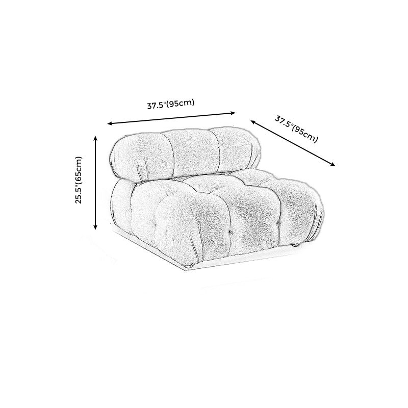Coussins standard de salon à 1 plage fixes