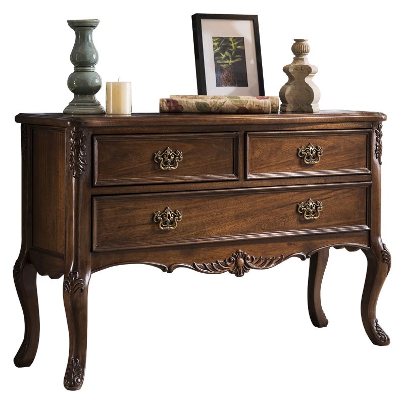 Tavolo da console in legno moderno di metà secolo Tavolo da divano console per Hall