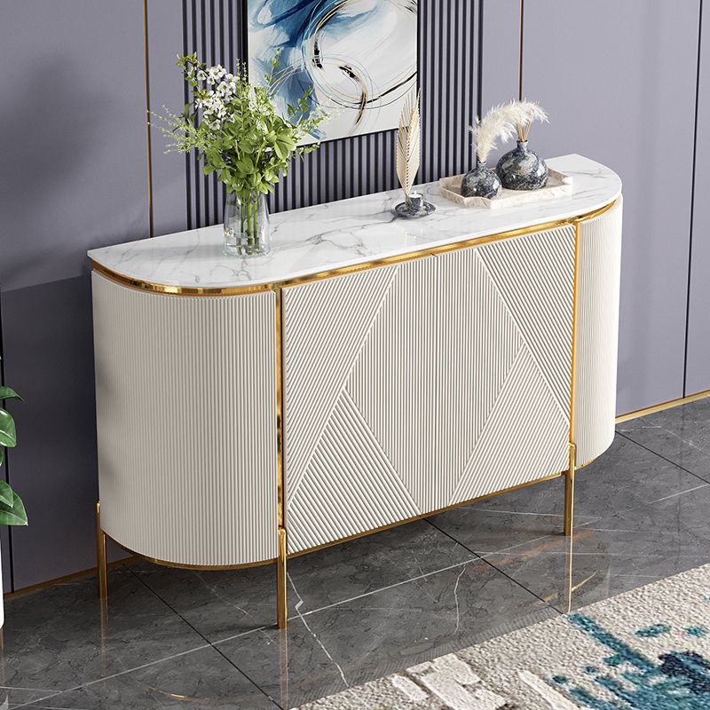 Sideboard da pranzo in legno ingegnerizzato a 2 porte moderne per soggiorno