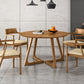 Contemporary Round Dining Table Pine Solid Wood Table with Double Pedestal for Home Kitchen Dinner Clearhalo ' dining_table' 'Dining Tables & Seating' 'Dining Tables' 'furn' 'furn_dining_table' 'Furniture' 'furniture_dining_table' 'Kitchen & Dining Furniture' 'kitchen&dining_furn' 'kitchen' 'kitchen_dining_table' 1200x1200_a822802e-63ee-45a6-813f-708fd6351ace
