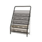 Metal Iron Contemporary Ladder Bookshelf Closed Back Vertical Bookshelf Clearhalo 'Bookcases' 'furn' 'furn_bookcases' 'Furniture' 'furniture_bookcases' 'kitchen' 'kitchen_bookcases' 'Living Room Furniture' 'Office Furniture' 1200x1200_a82487ad-d845-4296-8da0-60426a30e56c