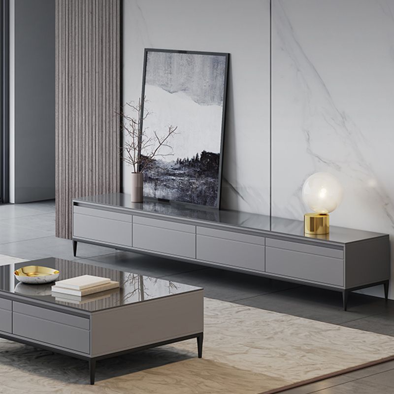 Black Slate TV Cabinet Modern Minimalist Home Closed TV Stand Console Clearhalo 'furn' 'furn_tv_stands_entertainment_centers' 'Furniture' 'Living Room Furniture' 'TV Stands & Entertainment Centers' 'TV Stands & Media Storage Furniture' 'tv_stands_entertainment_centers' 1200x1200_a82526d3-a16e-43fa-ad82-7fc939b34aef