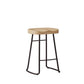 Modern Saddle Seat Bar-stool Solid Wood Counter Bar Stool for Home Clearhalo 'Bar Furniture' 'Bar Stools' 'bar_stools' 'furn' 'furn_bar_stools' 'Furniture' 'Kitchen & Dining Furniture' 1200x1200_a82ca002-2c2e-46ca-aa14-2eaa2a3ab470