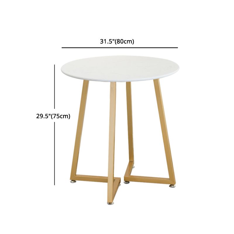 Glam Style Round Dining Room Table Set 1/3/4/5 Pieces Dining Set Clearhalo 'Dining Room Sets' 'Dining Tables & Seating' 'dining_room_set' 'furn' 'furn_dining_room_set' 'Furniture' 'furniture_dining_room_set' 'Kitchen & Dining Furniture' 1200x1200_a82d1b89-a60f-4950-b387-e8f7a8b74898