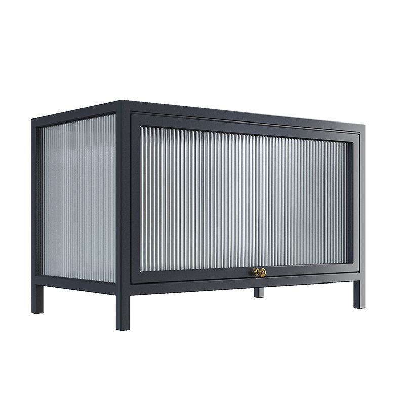 Curio Curio Curio Curio Porte in vetro Armadio in metallo con porte